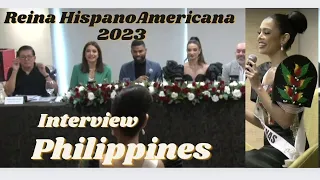 Philippines Ingrid Santamaria  Full Interview - Reina HispanoAmericana 2023