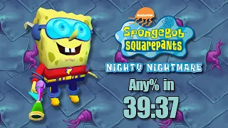 SpongeBob SquarePants: Nighty Nightmare - Any% in 39:37 [WR]