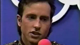 Interview with Brian Boitano (USA)  - 1988 Calgary, Figure Skating, Men's Long Program (US ABC)