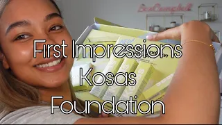 Trying Kosas complexion products for the first time