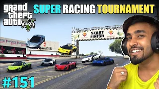 SUPERCAR RACING TOURNAMENT | GTA 5 #151 GAMEPLAY | GTA V #151 | TECHNO GAMERZ