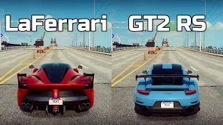 NFS Heat: Ferrari LaFerrari vs Porsche 911 GT2 RS - Drag Race