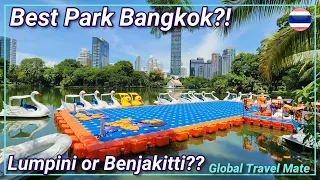 LUMPHINI Park and Benjakitti Central Forest BANGKOK 🇹🇭 Thailand