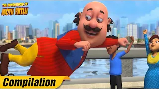 New Compilation | 12 | Hindi Cartoon | Motu Patlu | S13 | #spot
