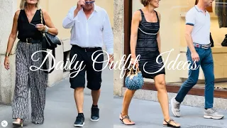 🇮🇹 Stay Fashionable With Summer Outfits In Last Week Of August - 4K - Milan Street Style