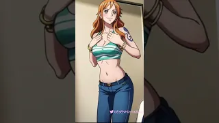 Nami One Piece animation Stable diffusion