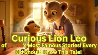 🌟🗣️ "The Curious Lion Leo and the Hurdle Race"! | Cartoon Animation for Kids | American Accent 🇺🇸✨