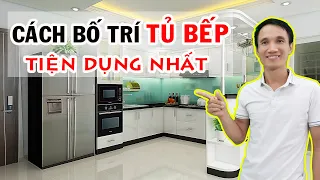 Cách bố trí Tủ Bếp đẹp và tiện dụng nhất | HUY BẾP