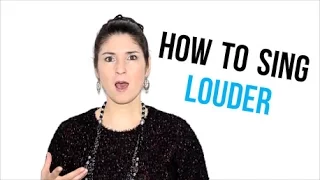 Freya's Singing Tips: How to sing louder