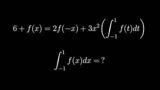 An integral equation - Oxford Mathematics Admissions Test 2014