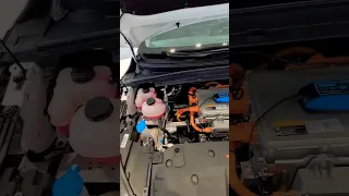 Electric Geely Geometry C under the hood