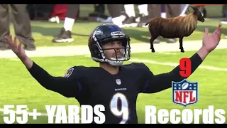 Justin Tucker's 10 longest field goals (including his 66 yard record breaker)