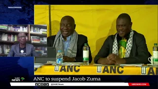 ANC to suspend Jacob Zuma: Prof Ntsikelelo Breakfast weighs in