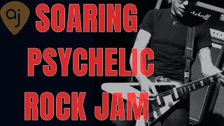 Soaring Psychedelic Rock Jam Track | Guitar Backing Track In F# Minor (69 BPM)
