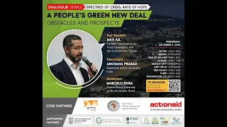 Dialogues Series - #11 - A People’s Green New Deal  Obstacles and Prospects