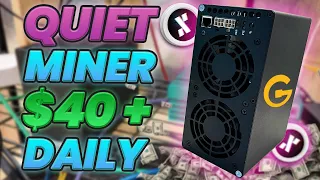 My New Mini Silent Miner Earn $40+ PER DAY?!