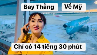 Hành trình Bay thẳng về Mỹ Cùng Hãng Việt Nam Airlines#congáibàtô