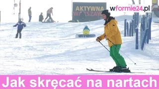 Narty zjazdowe - jak skręcać