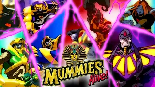 Mummies Alive! | All Power-Up Sequences