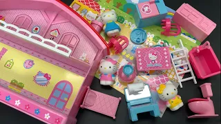 8 Minutes Satisfying with Unboxing New Hello Kitty House Set | ASMR (no music)