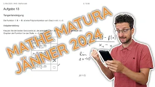 Mathe Matura Wintertermin Jänner 2024 - Komplett durchgerechnet