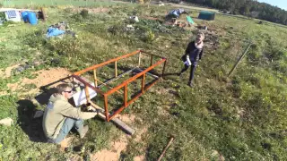 Chicken tractor build timelapse