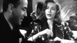 The Big Sleep 1946. Lauren Bacall Humphrey Bogart about horses