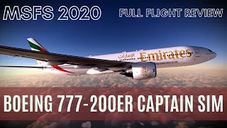 Microsoft Flight Simulator 2020 | Boeing 777-200ER Captain Sim | Обзор и пробный полет | LIVE HD