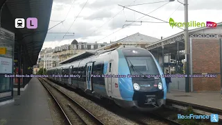 [Transilien L] Z50000 IDFM mission PEBU - St-Nom-la-Bretèche à Paris Saint-Lazare (Toute la ligne)