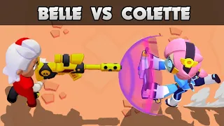 Belle Vs Colette l 1Vs1 l 14 Tests l Chromatic Brawler Vs Chromatic Brawler l Colette Vs Belle