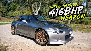 THIS HKS SUPERCHARGED 416BHP HONDA S2000 SCREAMS TO 9K RPM!