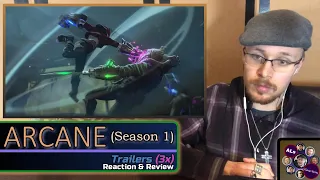 Reaction to...ARCANE (Season 1): Trailers (3x Total)