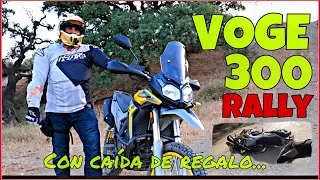 VOGE 300 RALLY 🧨 Prueba ON/OFF ROAD - REVIEW y VALORACIÓN en Español (con caída incluida)😳