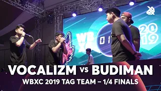 VOCALIZM vs BUDIMAN | Werewolf Beatbox Championship 2019 | Tag Team 1/4 Final