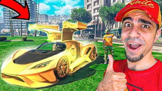 قراند : سيارتي الذهبية الجديدة بسعر 2.000.000 $ 😱🔥 | GTA V !!