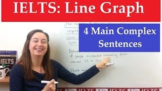 IELTS Line Graph: 4 Main Complex Sentence Stuctures