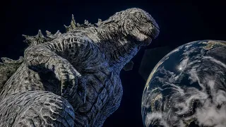 Planet Sized Godzilla Enters the Earth