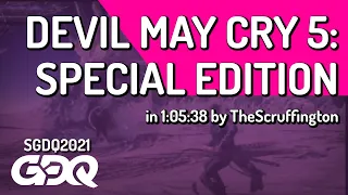 Devil May Cry 5: Special Edition by TheScruffington in 1:05:38 - Summer Games Done Quick 2021 Online