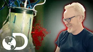 Adam constrói um manequim mortal | Mythbusters: Os caçadores de mitos | Discovery Brasil