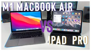 Apple M1 MacBook Air vs Apple iPad Pro - Review - Which One Is Better For You?!