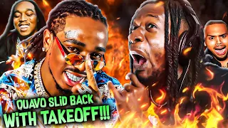 QUAVO SLID ON BACK CHRIS BROWN WITH TAKEOFF! O.H.B. REACTION