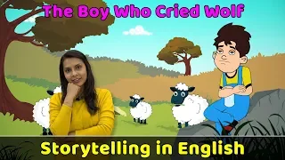 The Boy Who Cried Wolf Story in English | Moral Stories in English Kids | Storytelling in English