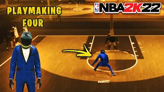 *NEW* PLAYMAKING FOUR WITH CONTACT DUNKS IS THE BEST ISO BUILD IN NBA 2K22 CURRENT GEN!