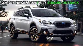 The 2025 / 2026  Subaru Outback Redesign : Into the Next Era