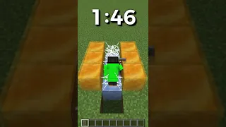 JAK WOLNO MOŻESZ CHODZIĆ W MINECRAFT #shorts