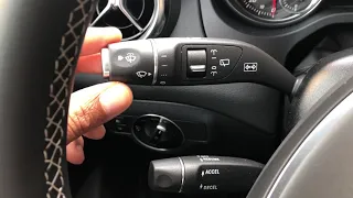 Mercedes-Benz GLA - Windshield wipers How to turn on/off