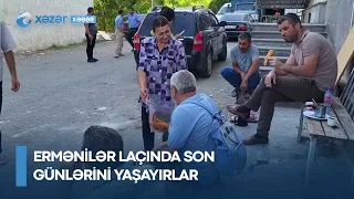 Ermənilər Laçında son günlərini yaşayırlar - ŞƏHƏRDƏN REPORTAJ