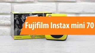 Распаковка компактной камеры FujiFilm Instax mini 70 / Unboxing FujiFilm Instax mini 70