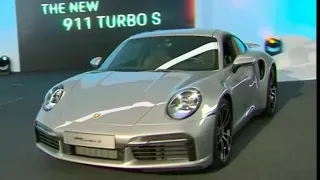 Watch Porsche REVEAL its 911 Turbo S for the first time