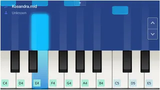 MiyaGi & Эндшпиль - Kosandra piano  (MIDI Free)